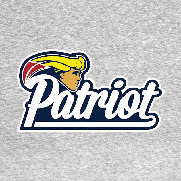 Donald Trump Patriots Football Shirt by DUCO